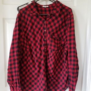 Black and Red check shirt